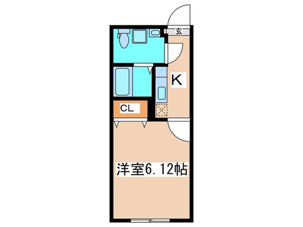 グラスプラス栄町Ⅰの物件間取画像